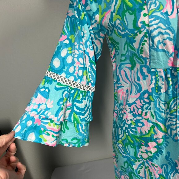 Lilly Pulitzer Tunic Dress Azita Size XS - Picture 4 of 10